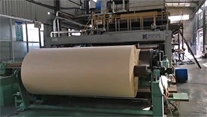 Producción de rollos de papel kraft para enmascarar