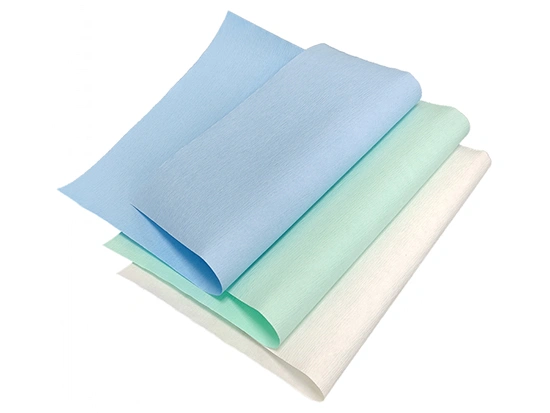 Papel crepado grado médico